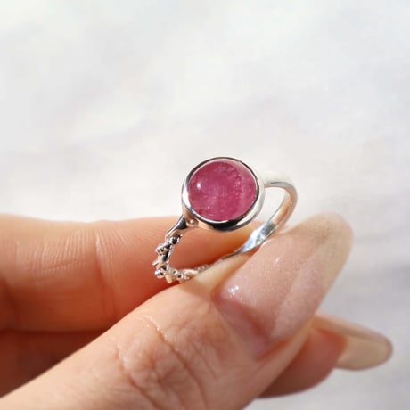 Pink Tourmaline Ring