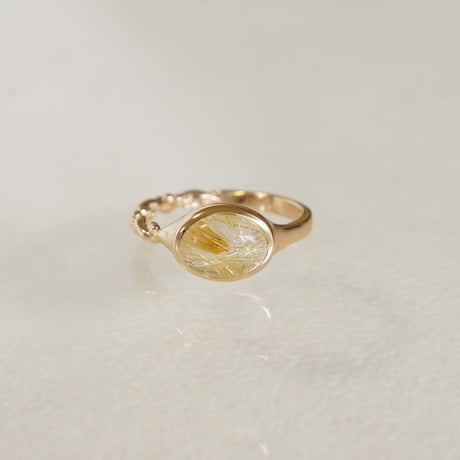 Rutilatedquartz  Ring