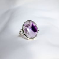 Trapiche Amethyst Ring