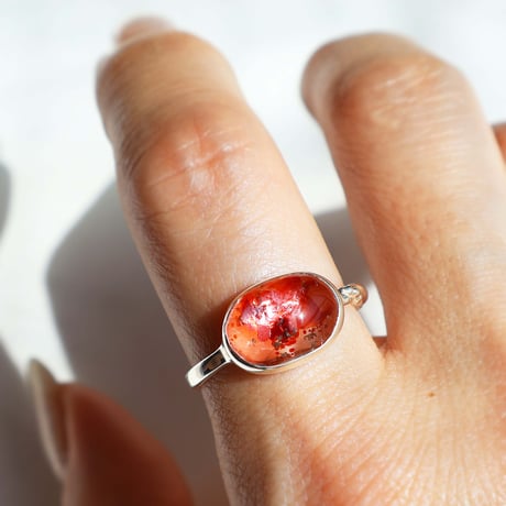 Limonite in Quartz Ring