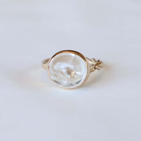Quartz in quartz Ring #13