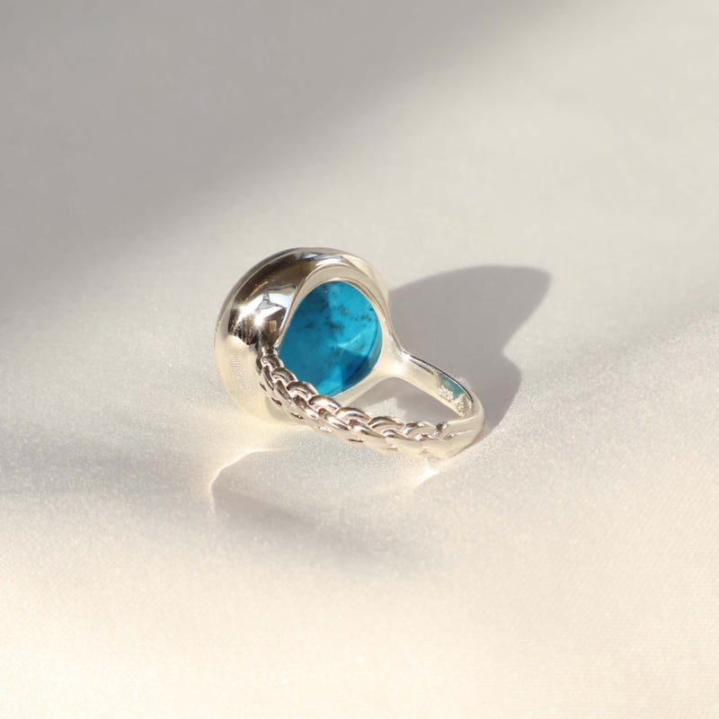 Turquoise × Rutilated Quartz Ring | AYA KIYOSHI