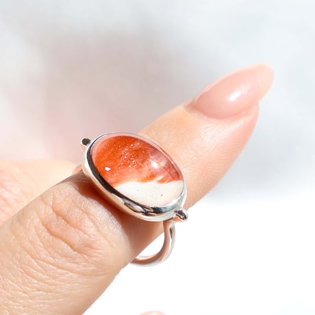Jasper × Quartz Ring