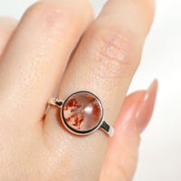 Limonite Rutile in Quartz Ring #13