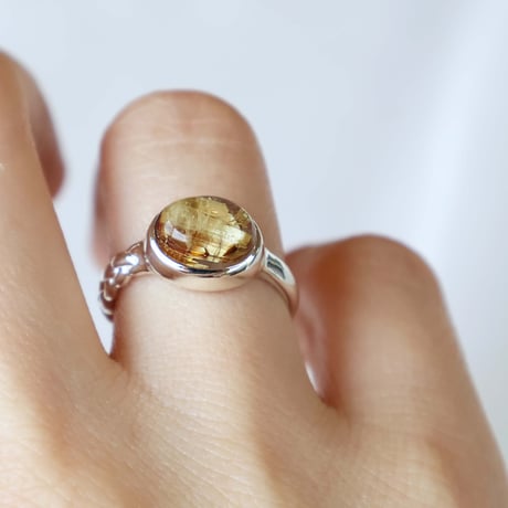 Titanium Rutilated Quartz Ring #9