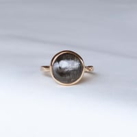 Platinum Rutilated Qquartz Ring