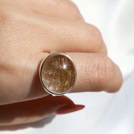 Rutilatedquartz Ring