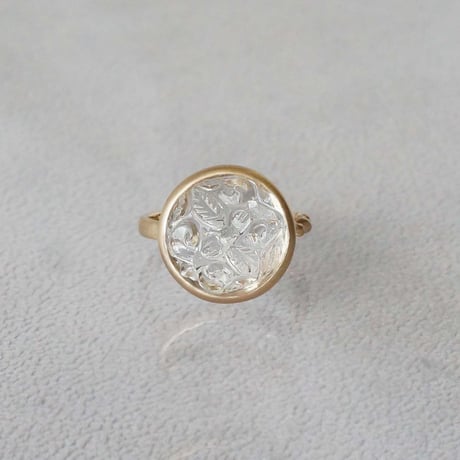 Carving Whitetopaz Ring