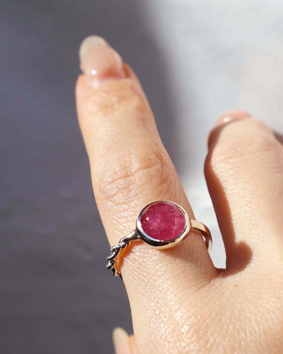 Pink Tourmaline Ring | AYA KIYOSHIMA JEWELRY