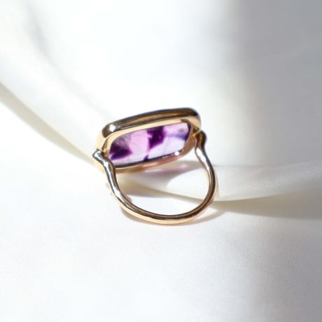 Bicolor Amethyst Ring