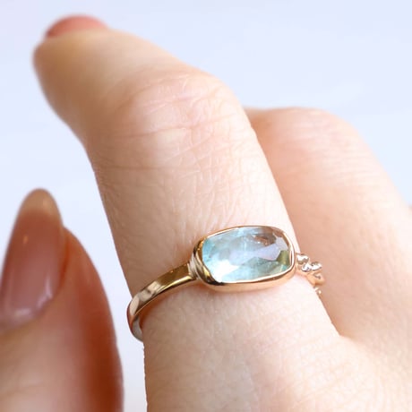 Blue Tourmaline Ring