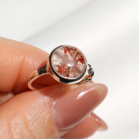 Limonite Rutile in Quartz Ring #13