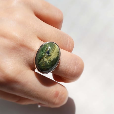 Green Opal Ring