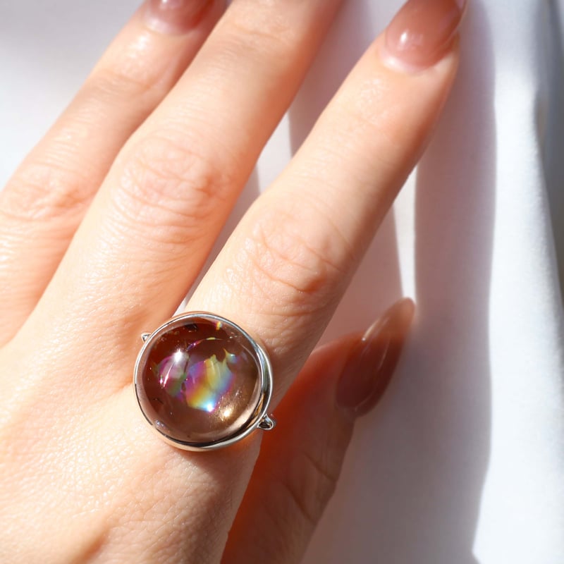 Iris Smoky Quartz﻿ Ring #13 | AYA KIYOSHIMA JEW