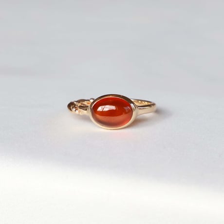 Hessonite Garnet Ring #14