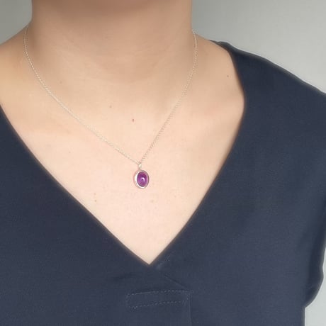 Amethyst Necklace top