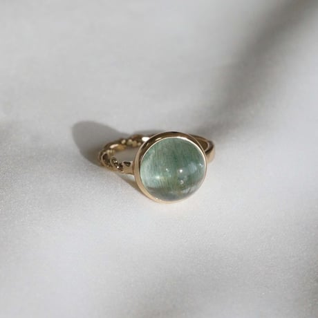 Moss Aquamarine Ring