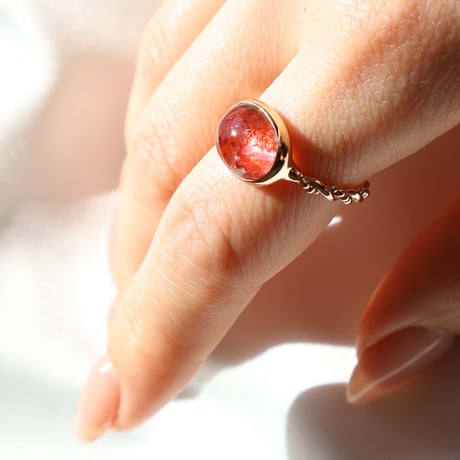 Limonite in Quartz Ring #16