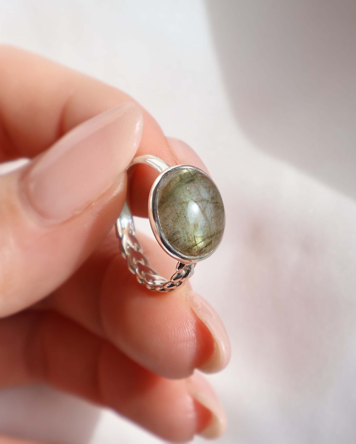 アッシュペーフランス AYA KIYOSHIMA ラブラドライト リング