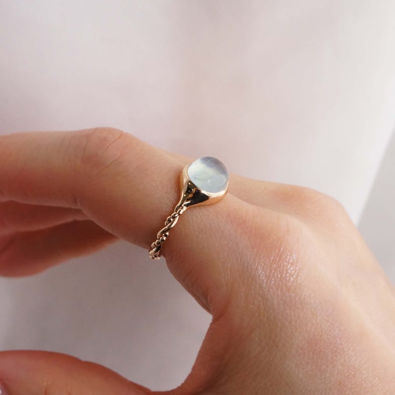 Milky Aquamarine Ring | AYA KIYOSHIMA JEWELRY Milky Aquamarine Ring | AYA KIYOSHIMA JEWELRY