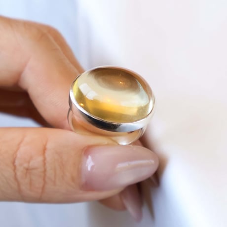 Lemon Quartz Ring