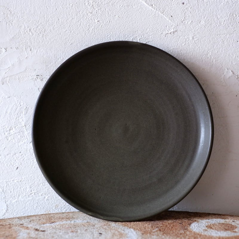 plate ヴェルディグレー Φ20㎝ F170 | 陶 atelier Soel