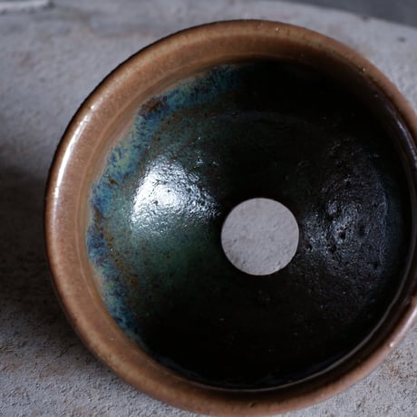 Φ11.2×h7.5㎝  luster pot  H463