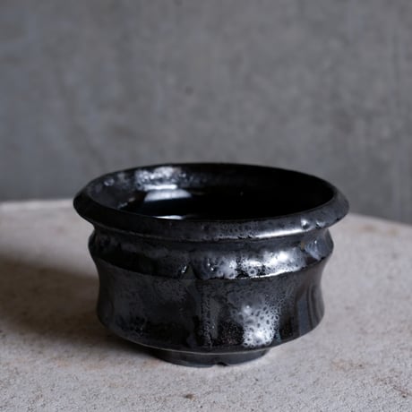 Φ12.3×h7.8㎝  油滴pot  H488