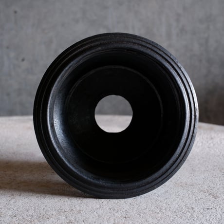 Φ12.3(in10)×h8.8㎝ black pot  H525