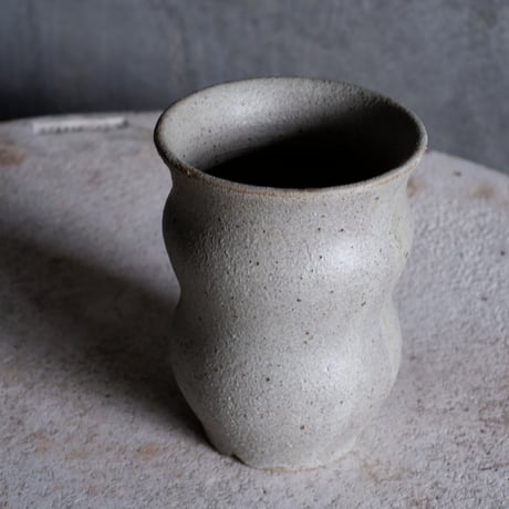 Φ9.2×h12.5㎝ ash gray pot  H467