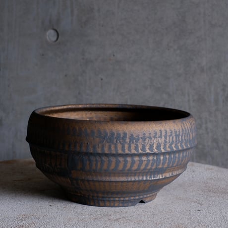 陶器鉢 作家鉢 植木鉢 陶 atelier Soel 大鉢 陶 atelier Soel