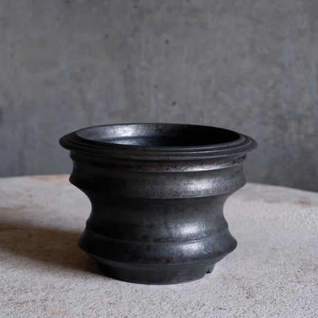 Φ12.3(in10)×h8.8㎝ black pot  H525