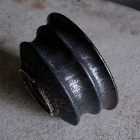 【OUTLET】Φ14(in11.8)×h7㎝  燻pot  H538