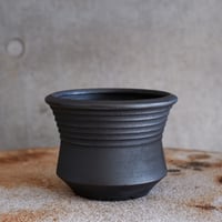 Φ13[in11]×h9.8㎝  matte black pot　Ｆ193