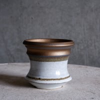 Φ9.8×h8.8㎝ titan bronze pot  H446