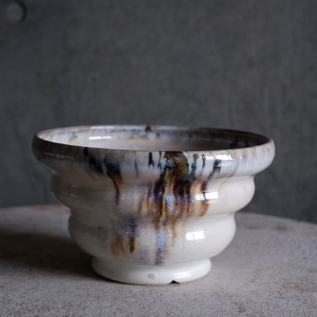 Φ18.5×h11㎝  鉄流彩pot  H545