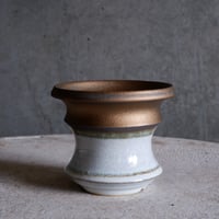 Φ11.5×h9.8㎝ titan bronze pot  H441