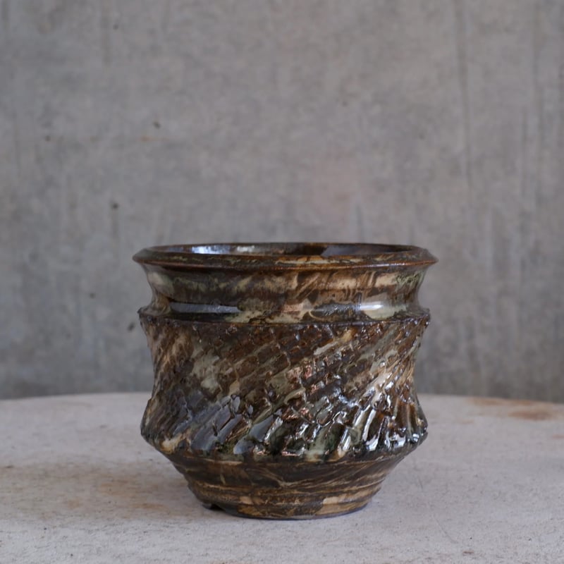 Φ10.8×h9.3㎝ spin pot H16 | 陶 atelier Soel