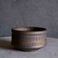Φ13.7×h8.2㎝  bronze鉄彩pot  H430