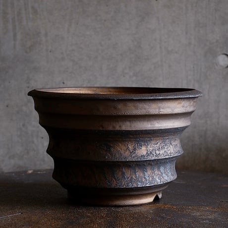 陶器鉢 作家鉢 植木鉢　陶 atelier Soel 陶 atelier Soel