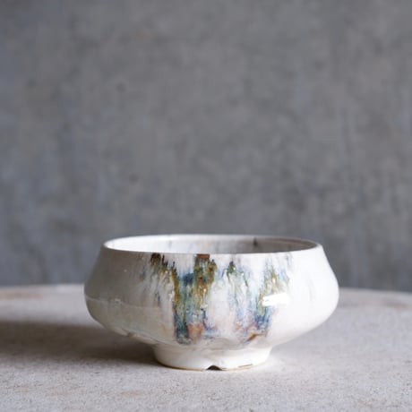 Φ9×h4.8㎝  鉄流彩pot  H556