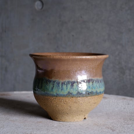 Φ12.2×h10㎝  luster pot  H459