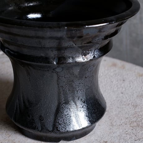 Φ18.8×h16.3㎝  油滴pot  H472