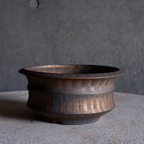 陶器鉢 作家鉢 植木鉢　陶 atelier Soel 陶 atelier Soel