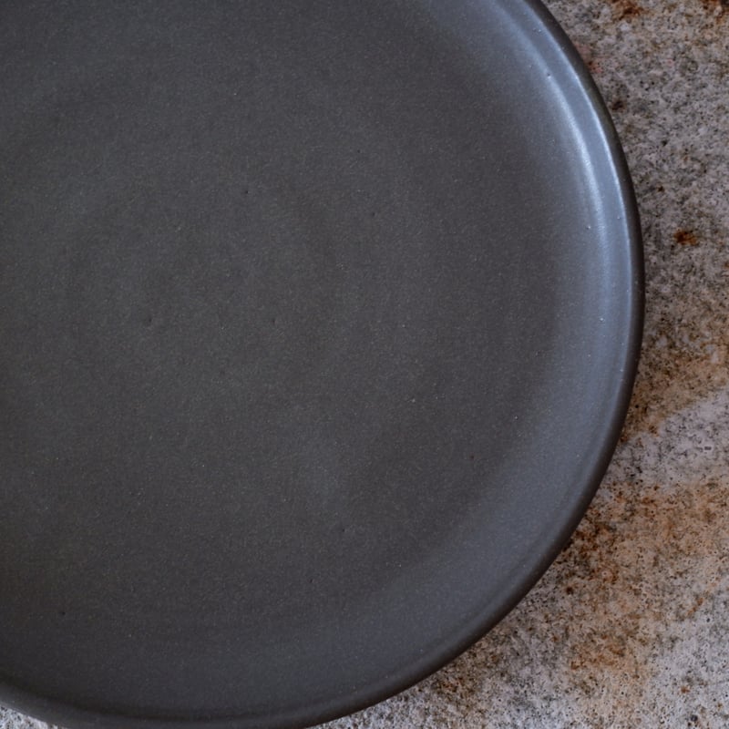 plate ヴェルディグレー Φ20cm F172 | 陶 atelier Soel