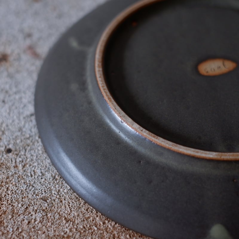 plate ヴェルディグレー Φ20㎝ F170 | 陶 atelier Soel