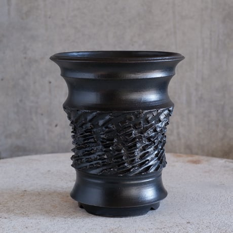 陶器鉢 作家鉢 植木鉢　陶 atelier Soel 陶 atelier Soel