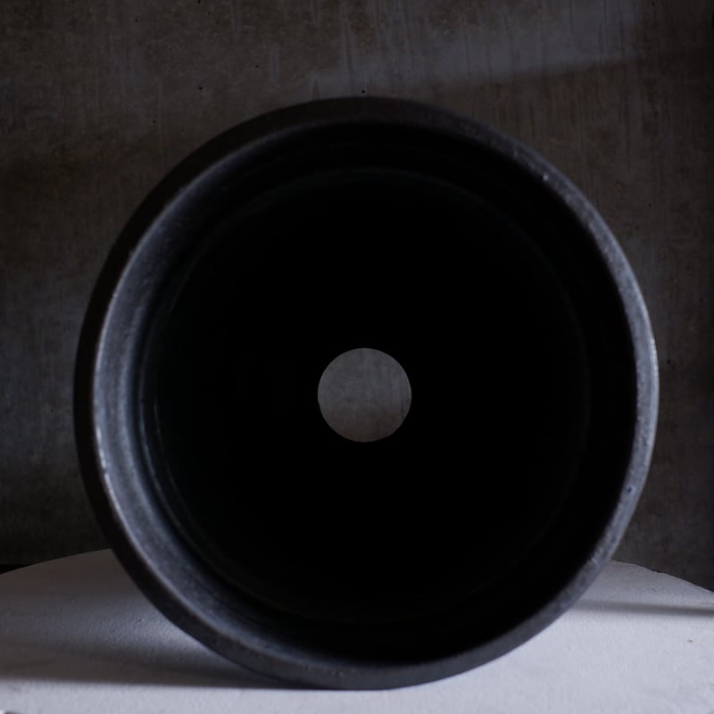 Φ32×h29.5㎝ 燻pot G841 | 陶 atelier Soel
