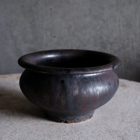 【OUTLET】Φ15.8(in11.8)×h9.3㎝  燻pot  H536