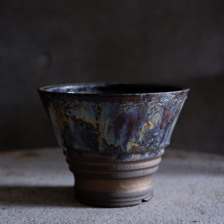 atelier Soel チタンブロンズPOT 大鉢 (B) CATEGORY PLANTPOT | 陶 atelier Soel